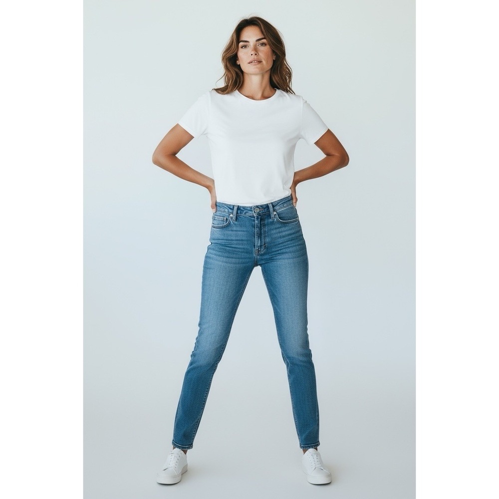 American Eagle Skinny Jeans Womens 4 Stretch Medium Wash Denim